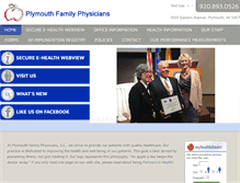Tablet Screenshot of plymouthfamily.com
